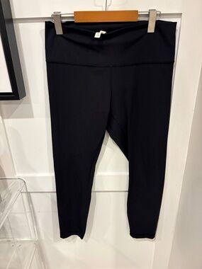 Lululemon Black High-Waist Cropped Leggings